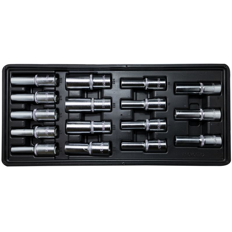 FIXMAN 16-PC 1/2&#39; DR.DEEP SOCKETS