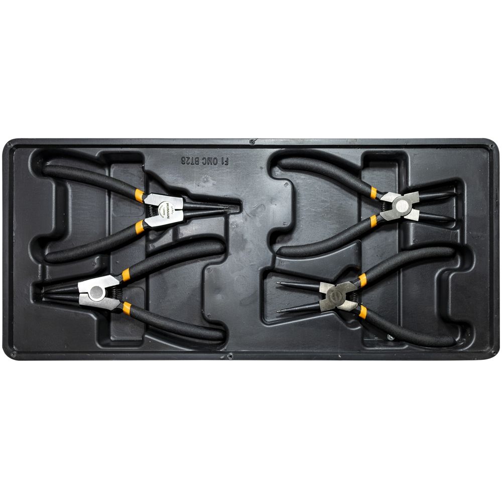 FIXMAN TRAY 4 PIECE 6&#39; INTERNAL AND EXTERNAL CIRCLIP PLIERS