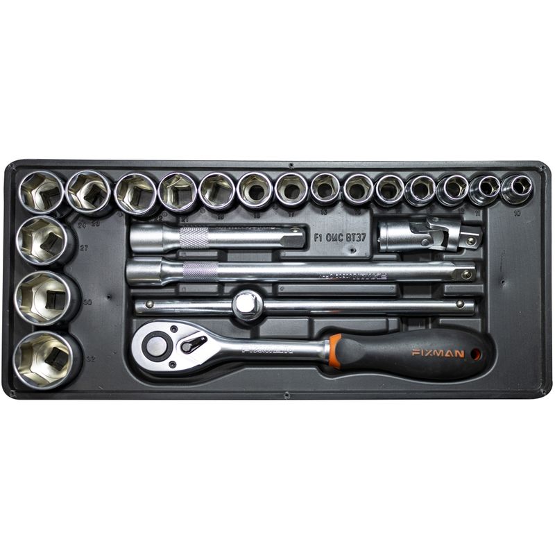 FIXMAN 22-PC 1/2&#39; DR.SOCKETS &amp; ACCESSORIES