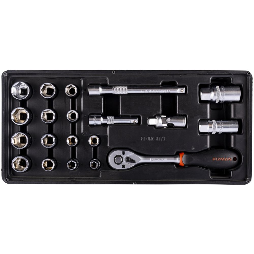 FIXMAN 20-PC 3/8&#39; DR.SOCKETS &amp; ACCESSORIES
