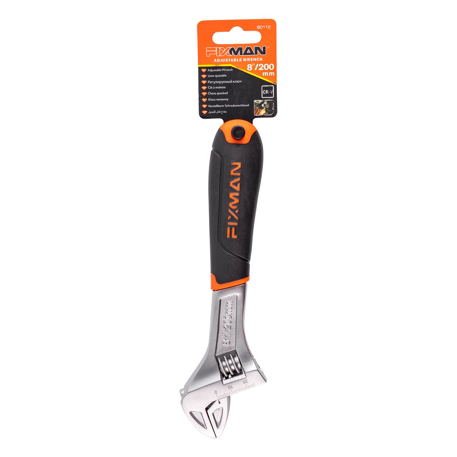 FIXMAN ADJUSTABLE WRENCH 8&#39; 0-24.5MM