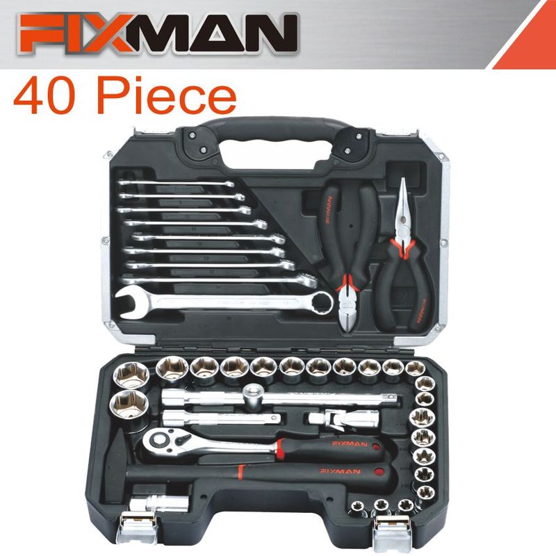 FIXMAN SOCKET TOOL SET 40PC 1/2&#39; DRIVE