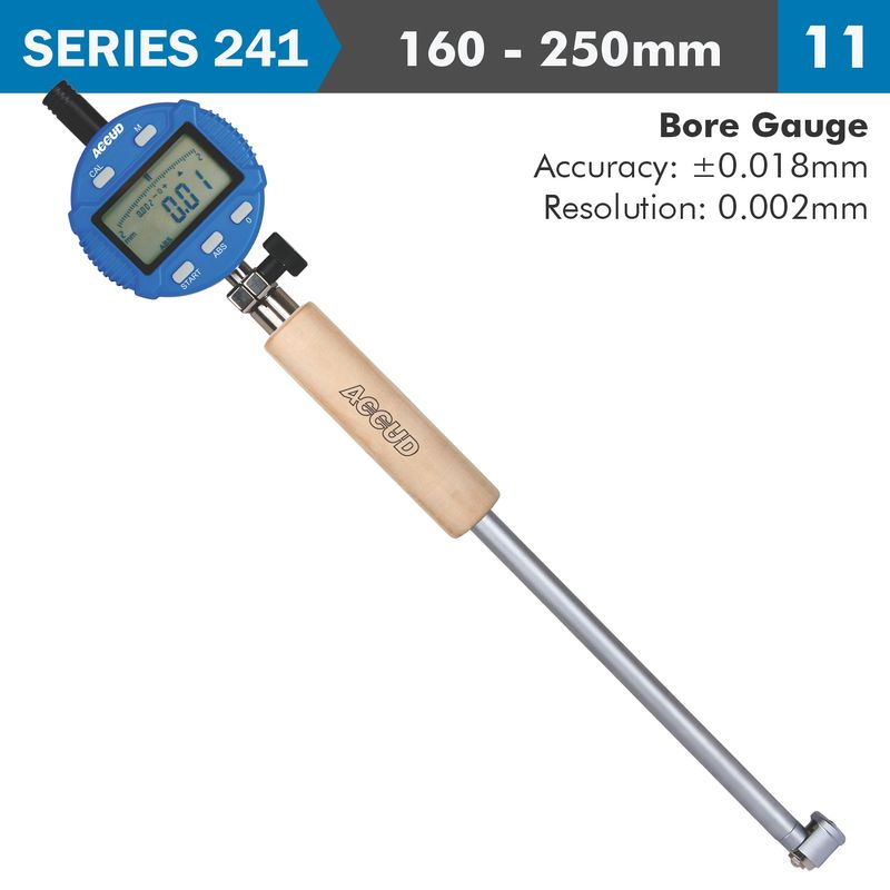 DIG. BORE GAUGE 160-250MM 0.018MM ACC. 0.001MM GRAD.