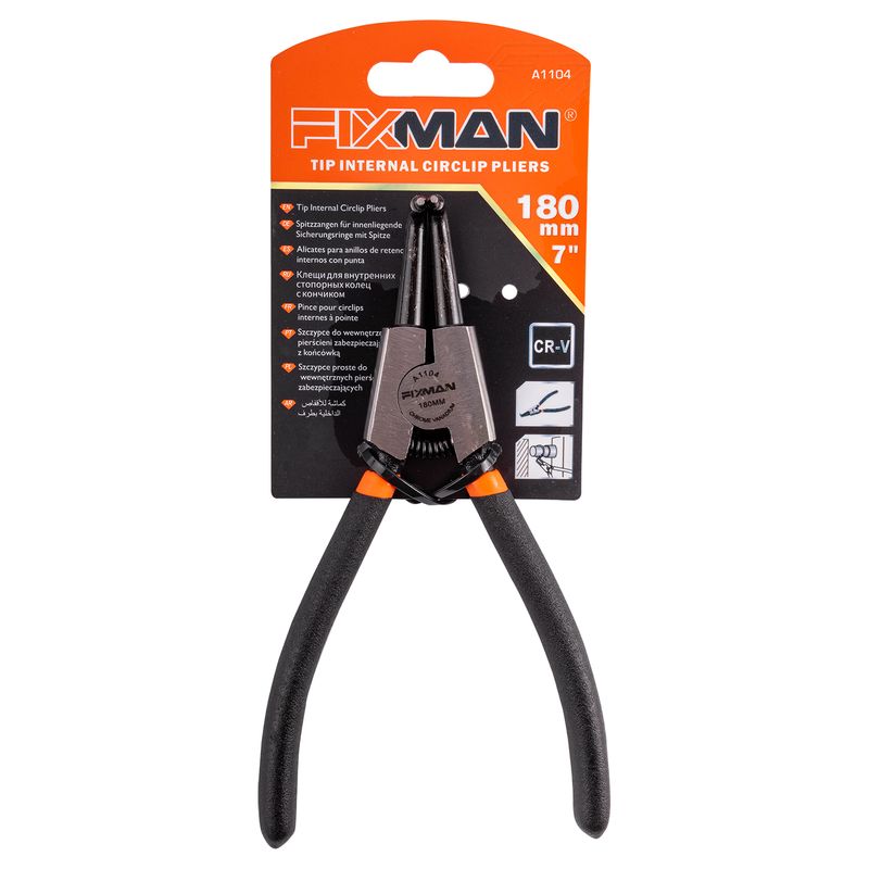 FIXMAN EXTERNAL CIRCLIP PLIERS 7&#39;/175MM  90 DEG
