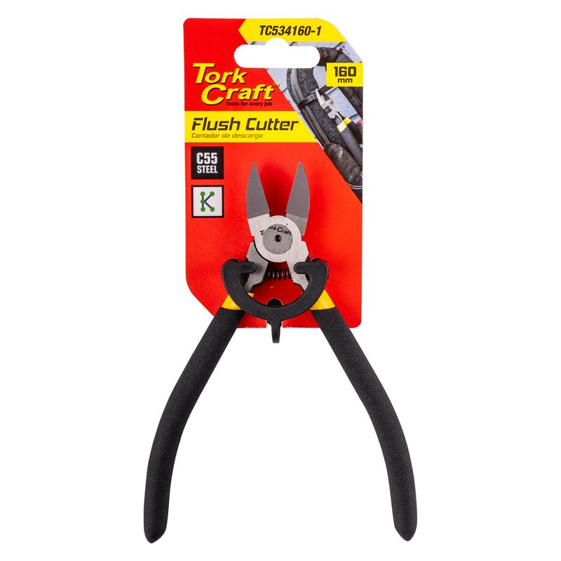 PLASTIC CUTTER 160MM DIAGONAL / SIDE CUTTER PLIERS FLUSH CUT CABLE TIE