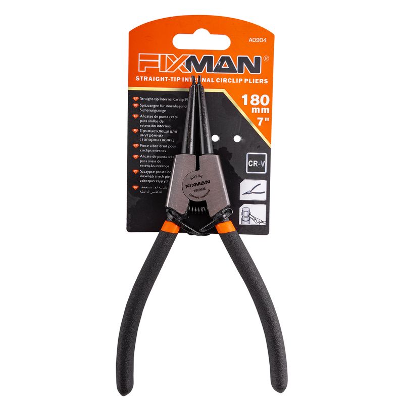 FIXMAN STRAIGHT EXTERNAL CIRCLIP PLIERS 7&#39;/175MM