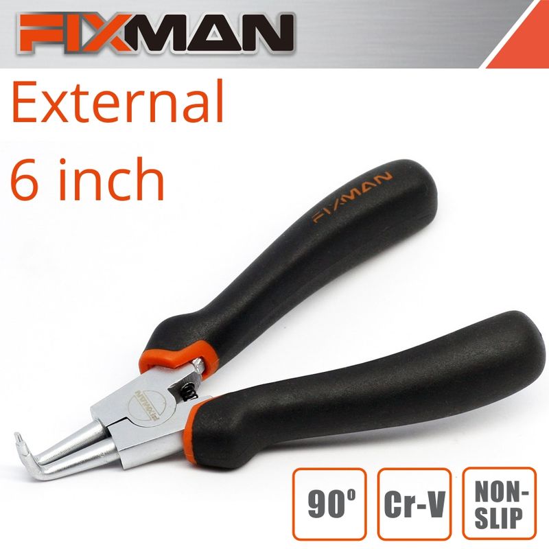FIXMAN EXTERNAL CIRCLIP PLIERS 6&#39;/145MM  90 DEG