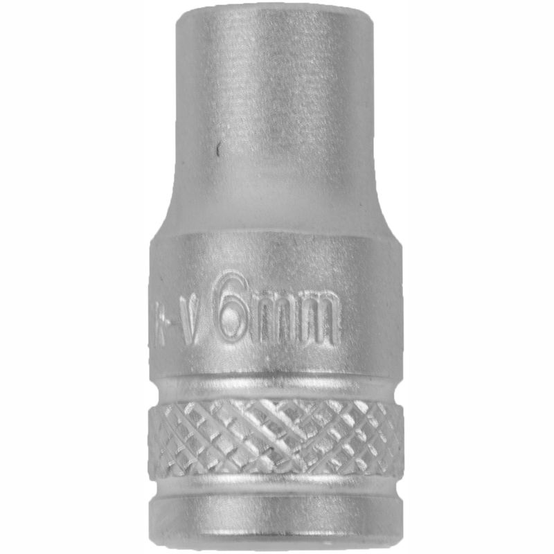 SOCKET 6MM 1/4&#39; DRIVE CRV 12 POINT