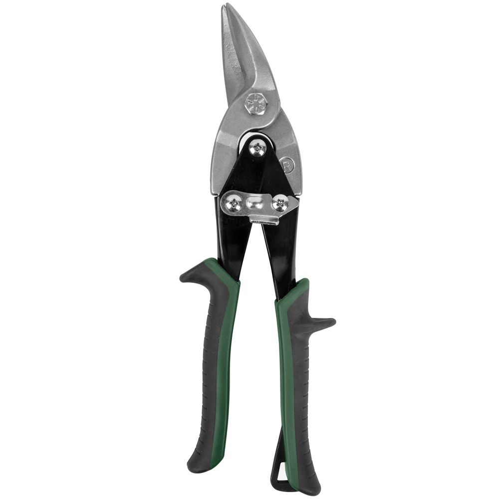 TIN SNIP 260MM RIGHT &amp; STRAIGHT CUT GREEN
