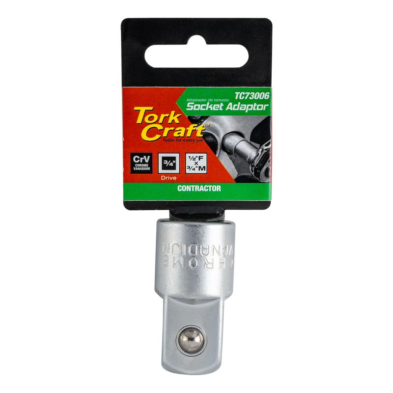 SOCKET ADAPTOR 1/2&#39;F X 3/4&#39;M