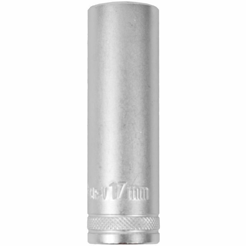 SOCKET 17MM 1/2&#39; DR DEEP SOCKET CRV 12 POINT