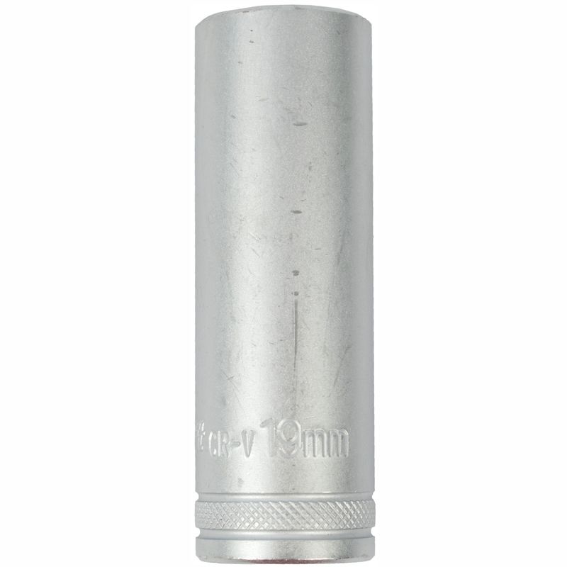 SOCKET 19MM 1/2&#39; DR DEEP SOCKET CRV 12 POINT