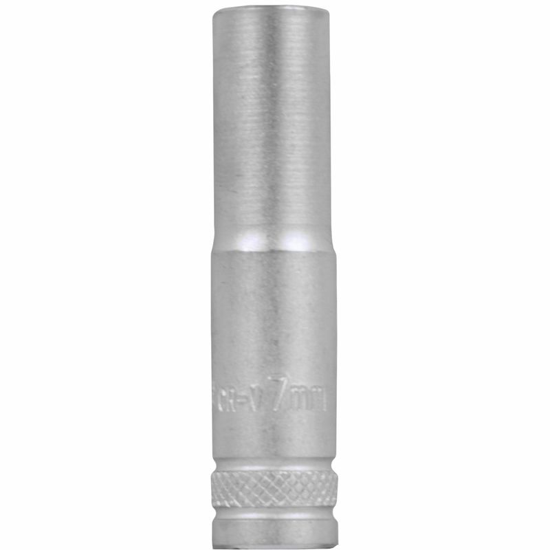 SOCKET 7MM 1/4&#39; DR DEEP SOCKET CRV 12 POINT