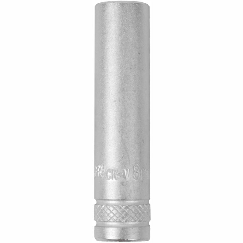 SOCKET 8MM 1/4&#39; DR DEEP SOCKET CRV 12 POINT