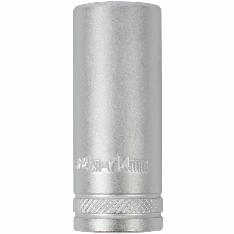 SOCKET 14MM 1/4&#39; DR DEEP SOCKET CRV 12 POINT