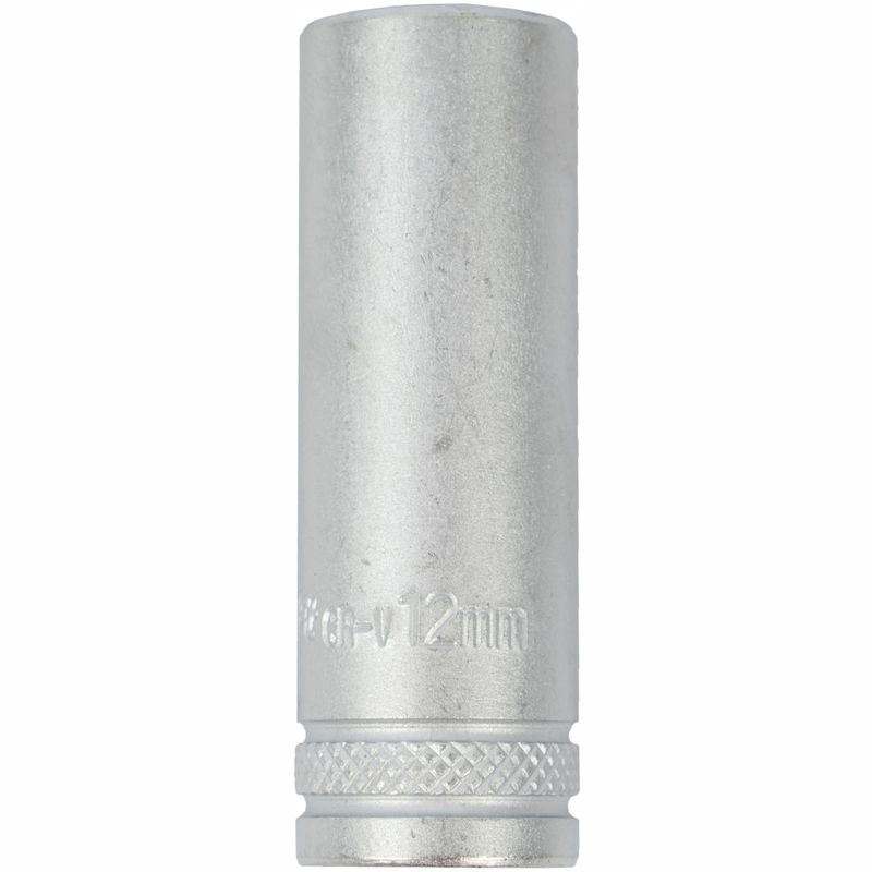 SOCKET 12MM 1/4&#39; DR DEEP SOCKET CRV 12 POINT
