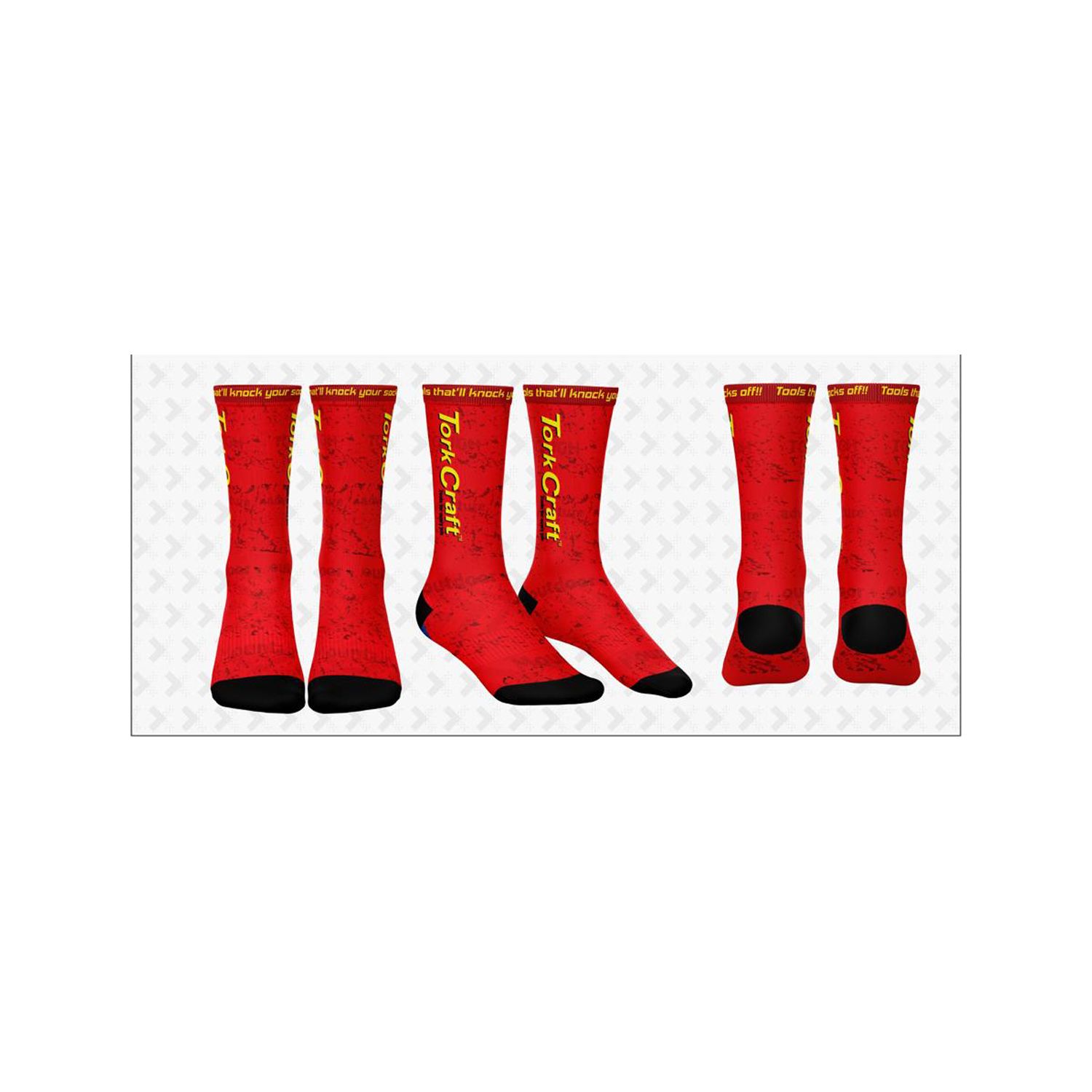 TORK CRAFT LARGE SOCKS - ADVENTURE STRIPED