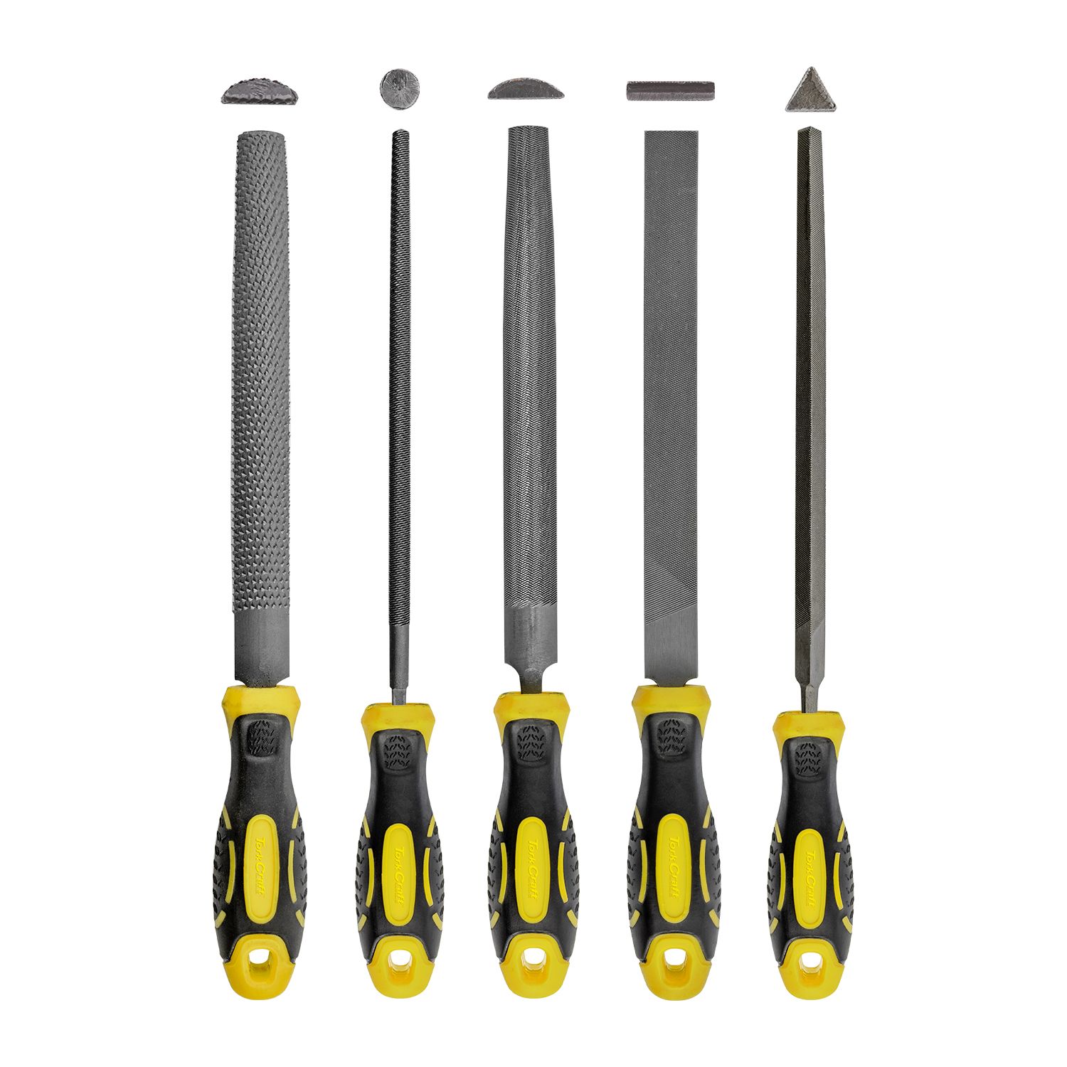 FILE SET 5PC FLAT/RND/TRI-ANGLE/HALF RND/HALF RND RASP