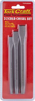 TORK CRAFT COLD CHISEL 3PC