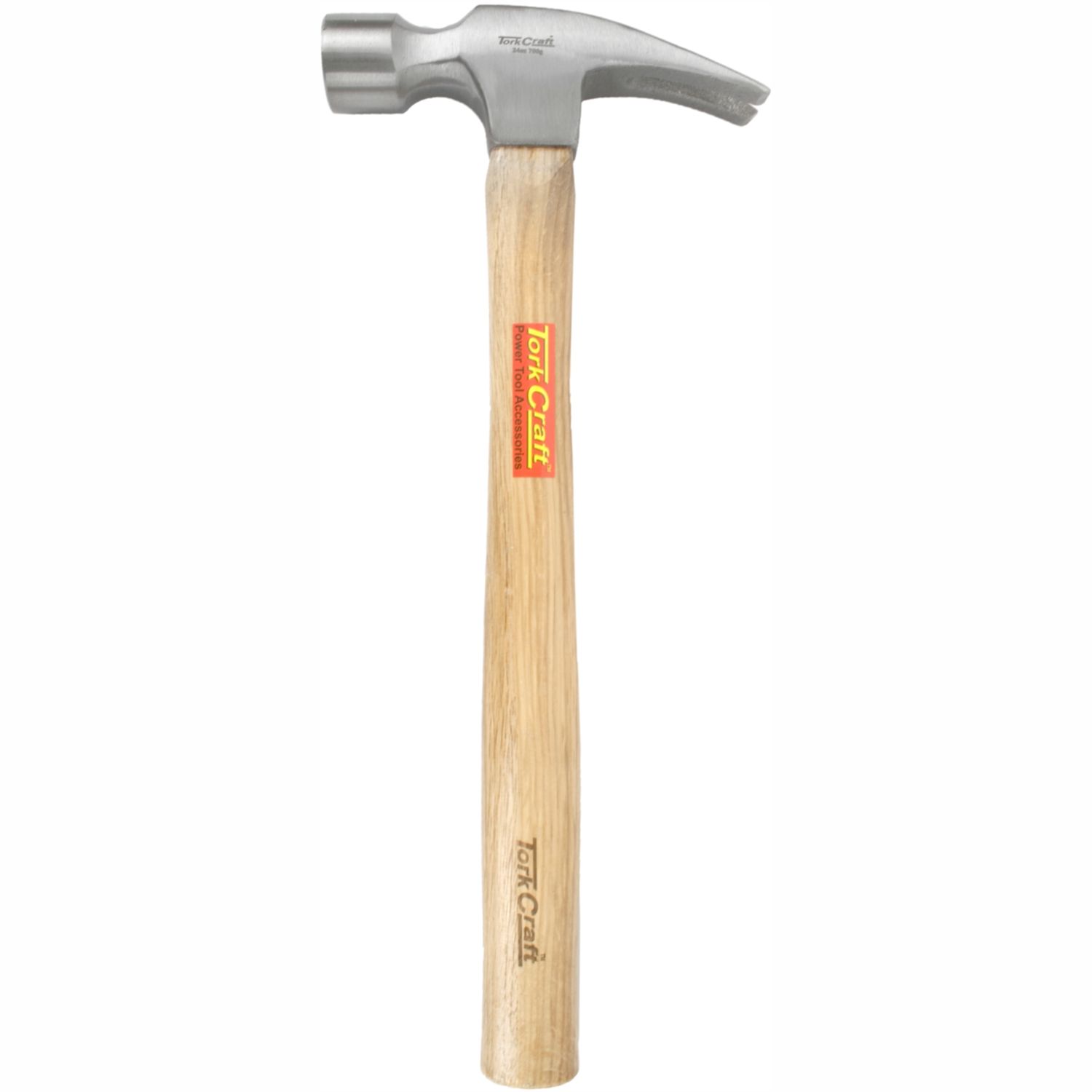 HAMMER CLAW 700G (24OZ) WOODEN HANDLE 280MM &amp; FULL POL HEAD