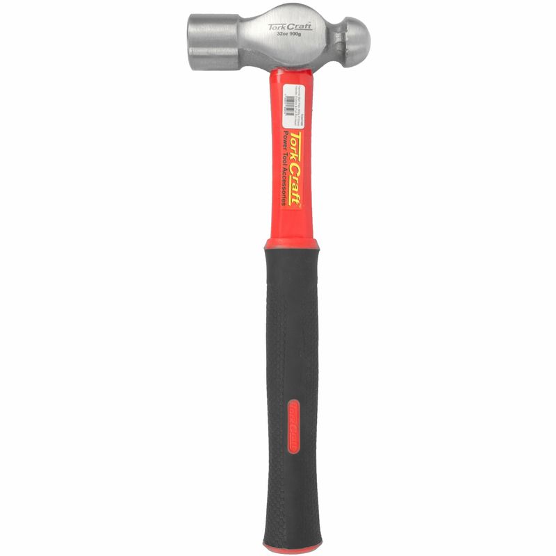 HAMMER BALL PEIN 900G (32OZ) FIBREGLASS HANDLE 310MM &amp; FULL POL HEAD