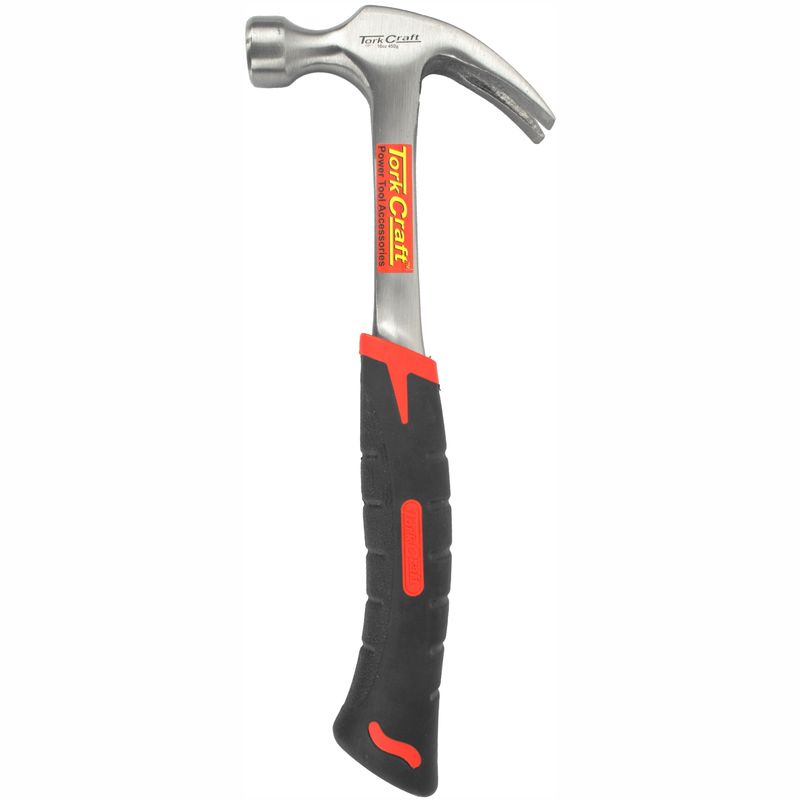HAMMER CLAW 450G (16OZ) ALL STEEL WITH ERGONOMIC GRIP &amp; FULL POL HEAD