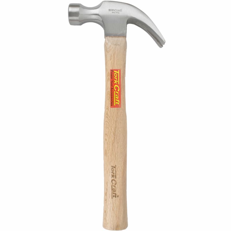 HAMMER CLAW 570G (20OZ) WOODEN HANDLE 280MM &amp; FULL POL HEAD