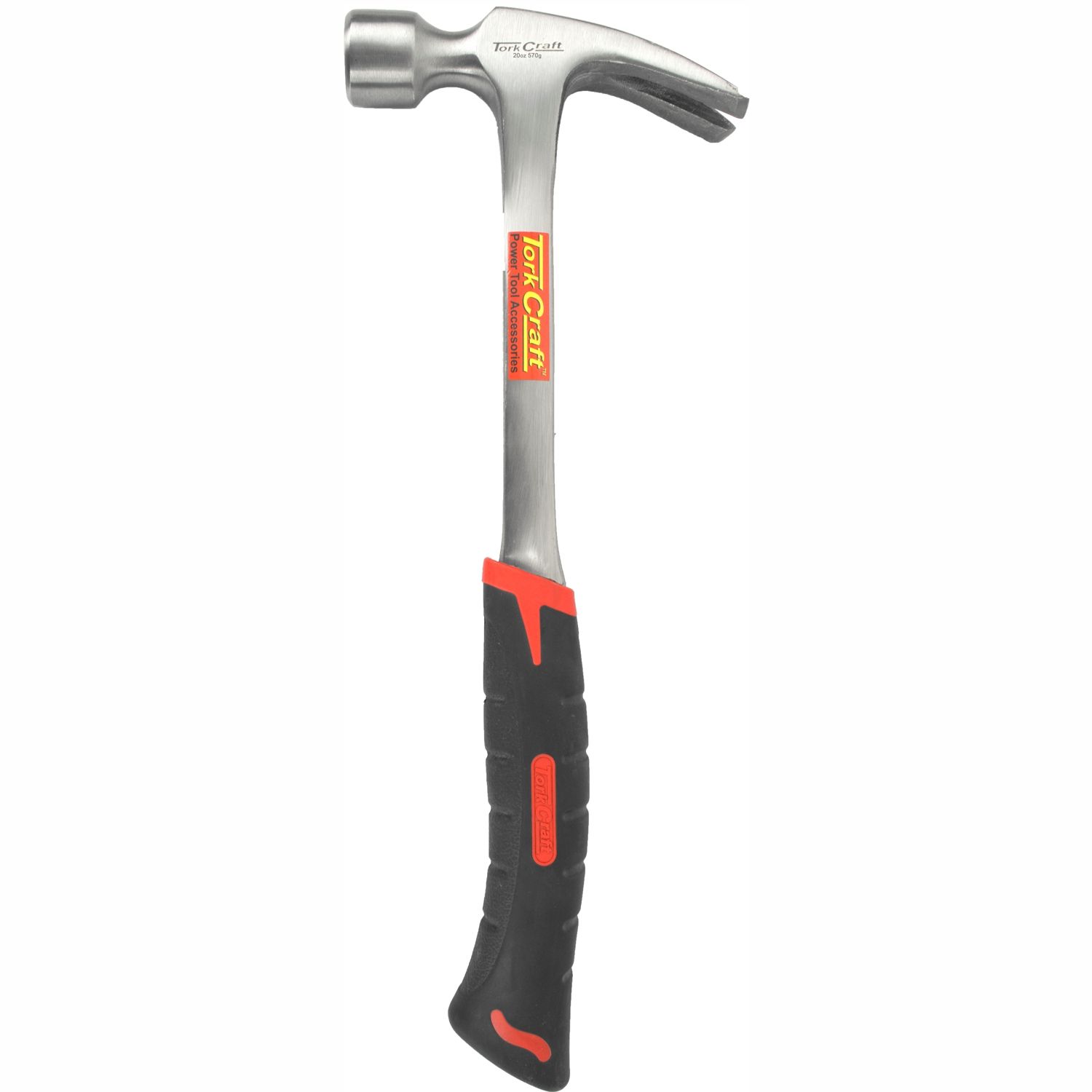 HAMMER CLAW 570G (20OZ) ALL STEEL WITH ERGONOMIC GRIP &amp; FULL POL HEAD