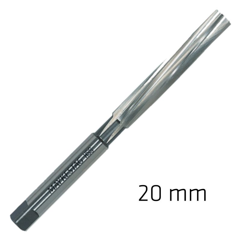 HSS HAND REAMER H7.Z8 20MM DIN 208B