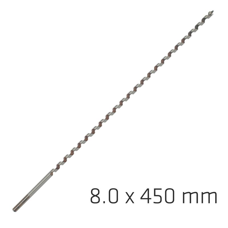 WOOD AUGER DRILL BIT 8 X 450MM