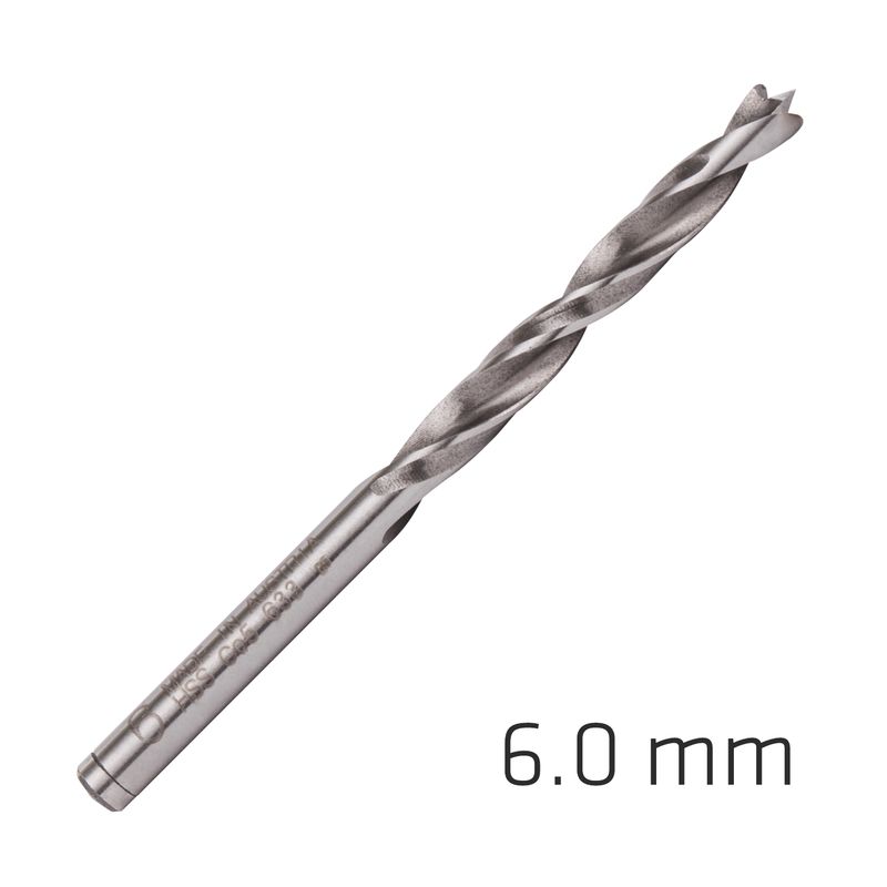 HSS COBALT WOOD DRILL BIT 6MM
