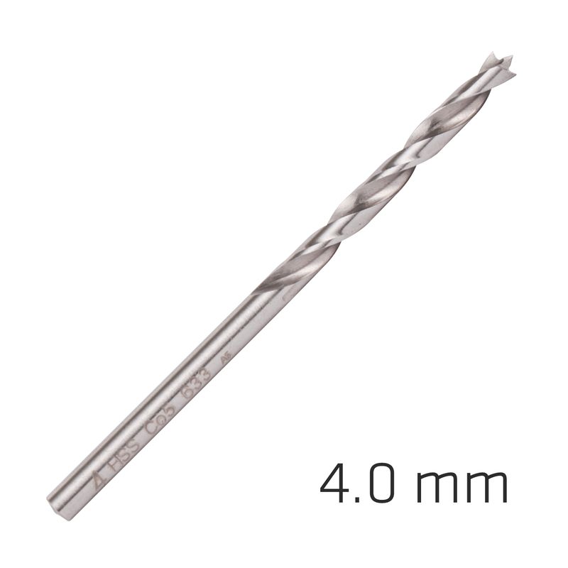 HSS COBALT WOOD DRILL BIT 4MM