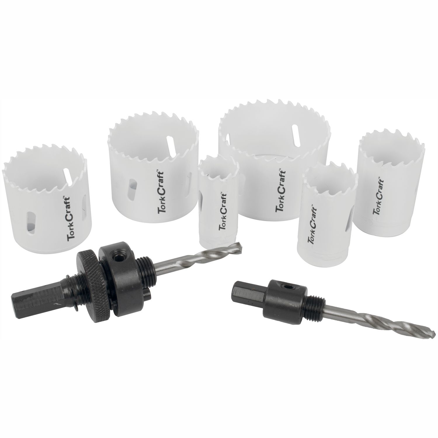 HOLESAW SET 9PC IN CASE BI-METAL 22 29 35 44 51 64MM