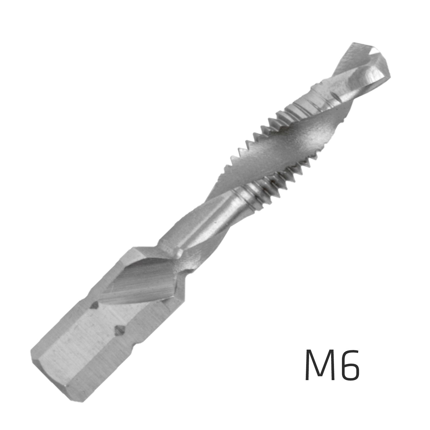 ALPEN COMBINATION TAP PLW M6 1/4&#39; SHANK