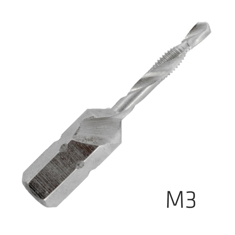 ALPEN COMBINATION TAP PLW M3 1/4&#39; SHANK