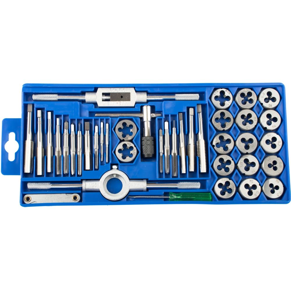 TAP &amp; DIE SET 39PCE IN PLASTIC CASE