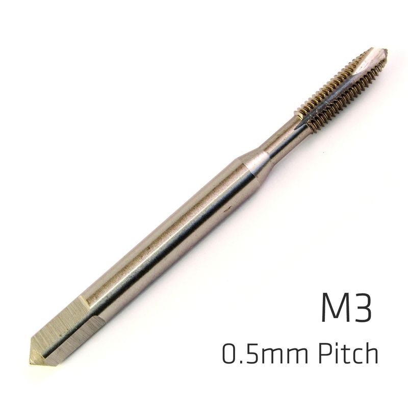MACHINE TAP COBALT 3MM IN POUCH 0.5MM PITCH