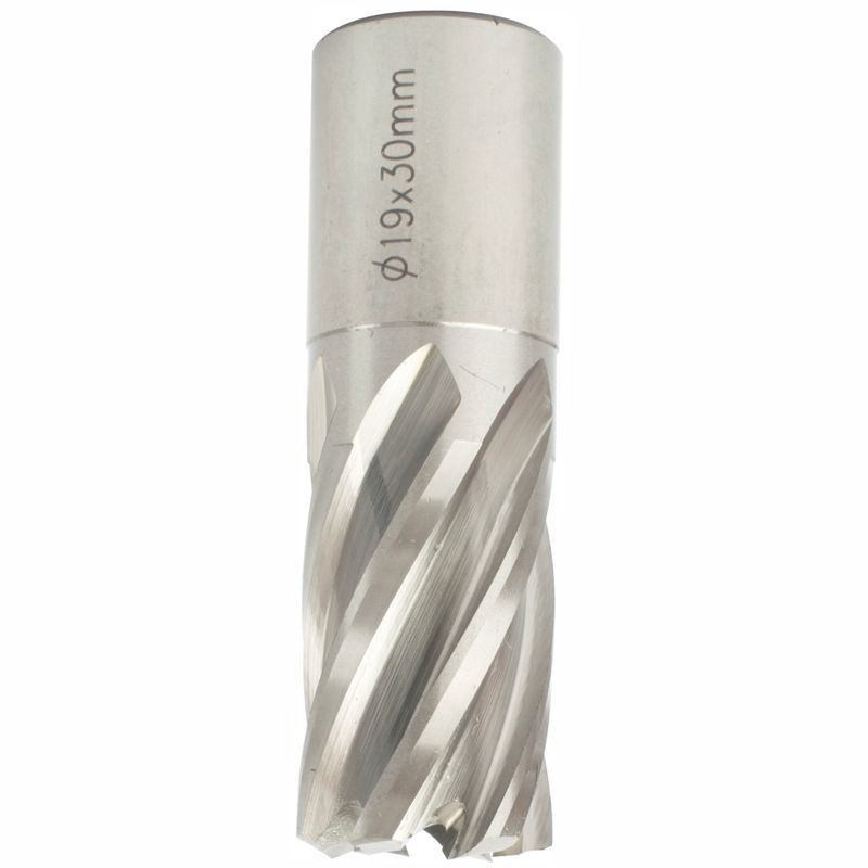 ANNULAR HOLE CUTTER HSS 19 X 30MM WELD SHANK 19.05MM