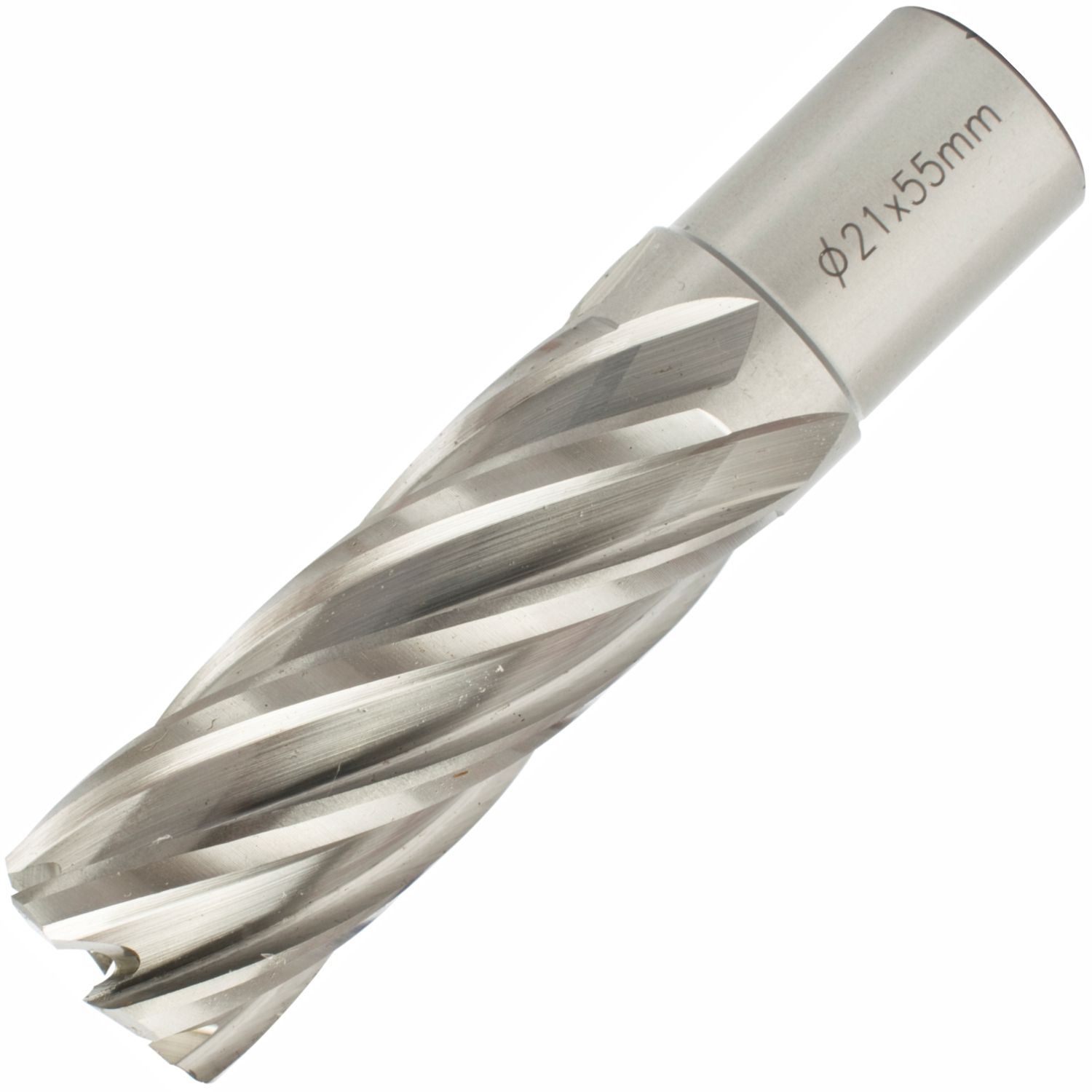 ANNULAR HOLE CUTTER HSS 21 X 55MM WELD SHANK 19.05MM