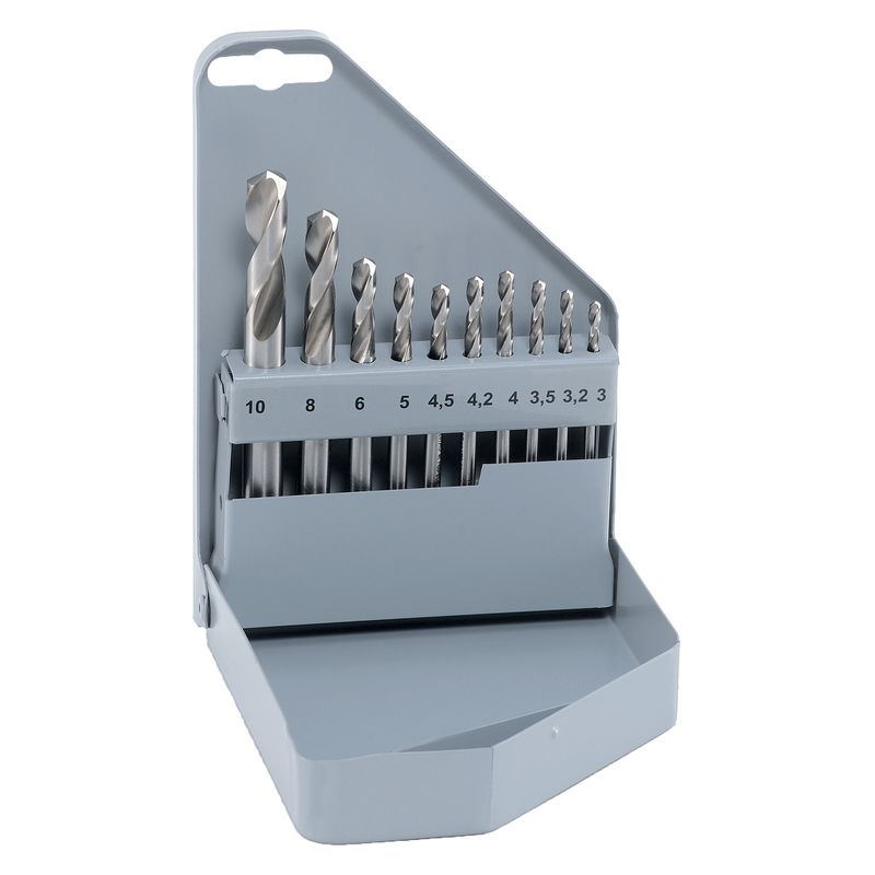 ALPEN HSS COBALT 10 PCS SET KM PZ10 3 3.2 3.5 4 4.2 4.5 5 6 8 10MM