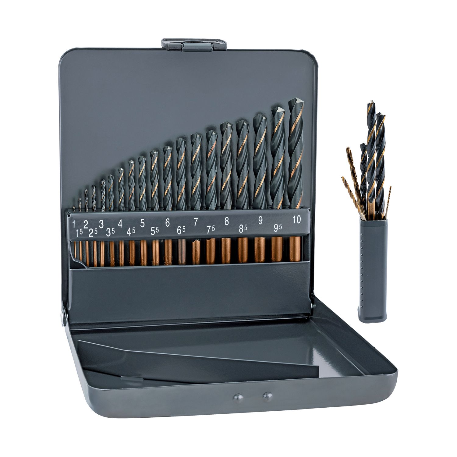 SPRINT MASTER SET 19 PIECE 1-10 X 0.5MM IN METAL CASE 1-6MM FREE INCLU