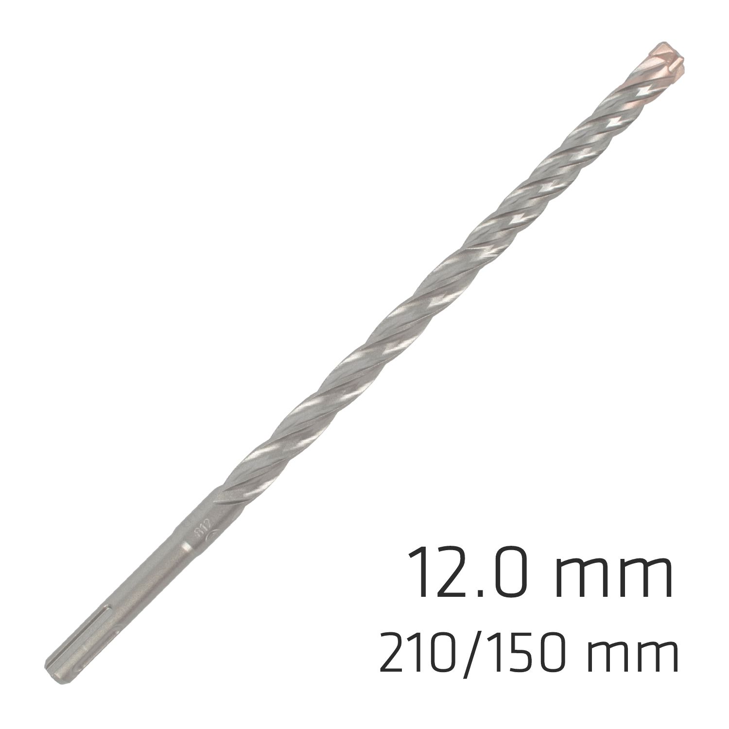 FORCE X 12.0 x 210/150 SDS-PLUS REBAR DRILL BIT X4 CUTTING EDGES - BUL