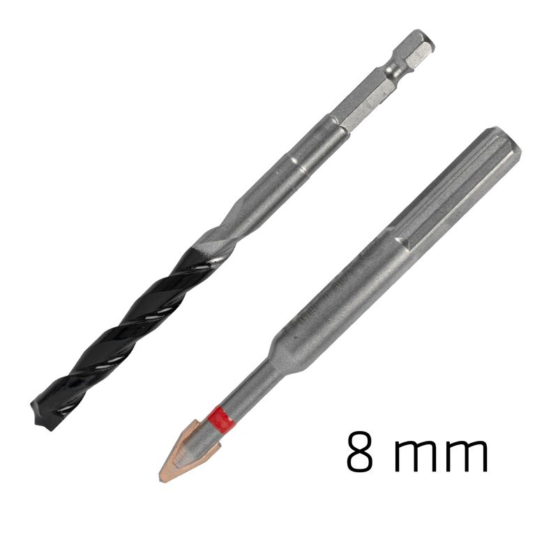 8.0MM PORCELAIN &amp; CONCRETE C PROTECTOR DRILL BIT SET TILE