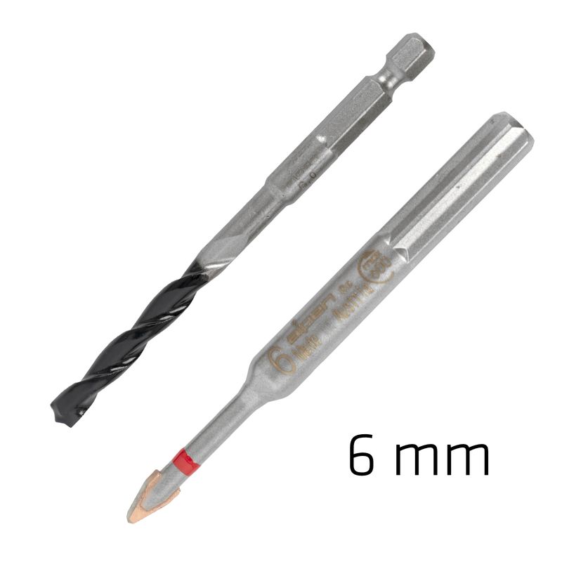 6.0MM PORCELAIN &amp; CONCRETE C PROTECTOR DRILL BIT SET TILE