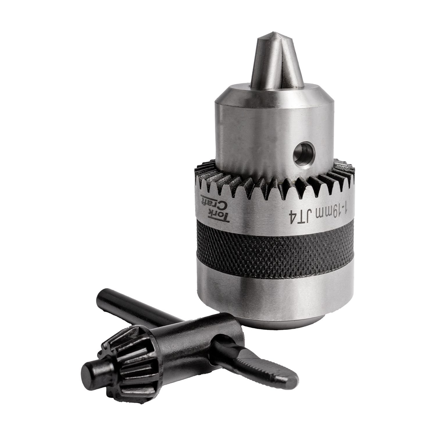 CHUCK &amp; KEY 1.0 - 19.0 JT4 TAPER MOUNT.