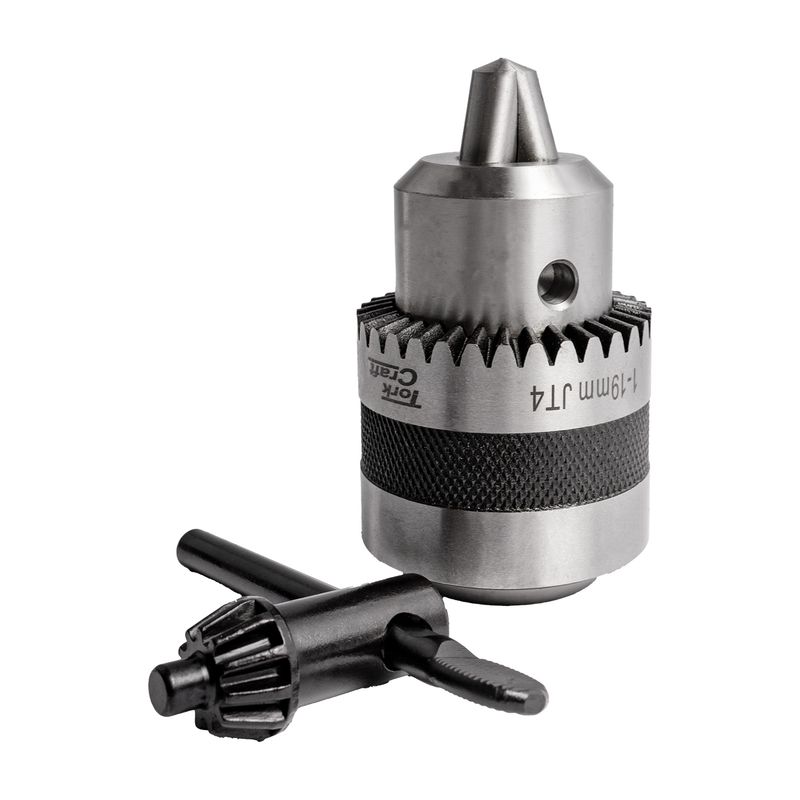 CHUCK &amp; KEY 1.0 - 19.0 JT4 TAPER MOUNT.