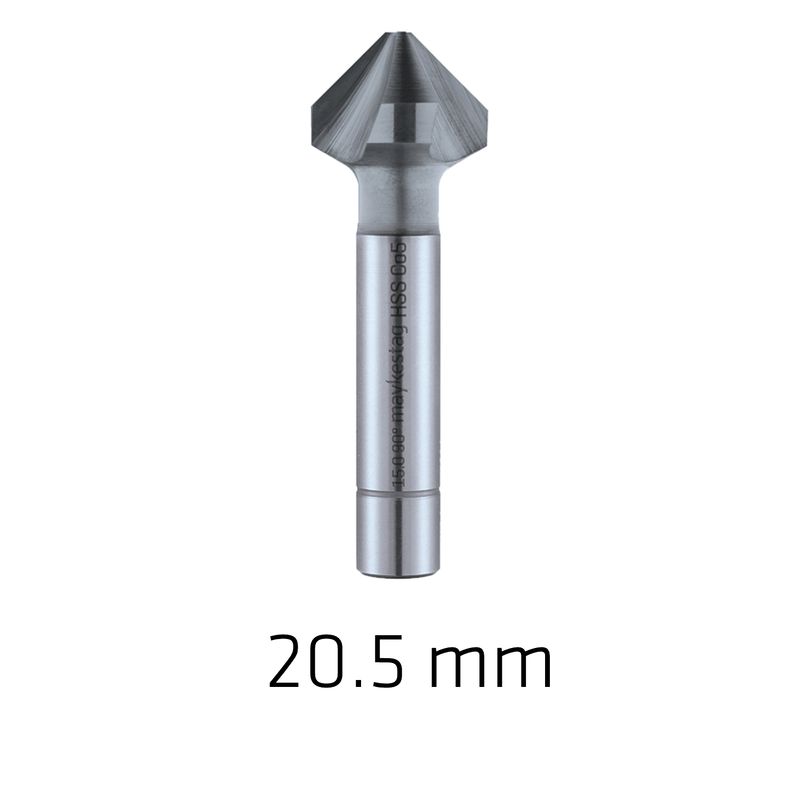 HSS-ECO5 COUNTERSINK 90  20.5 DIN 335 SHAPE C ALUNIT COATED