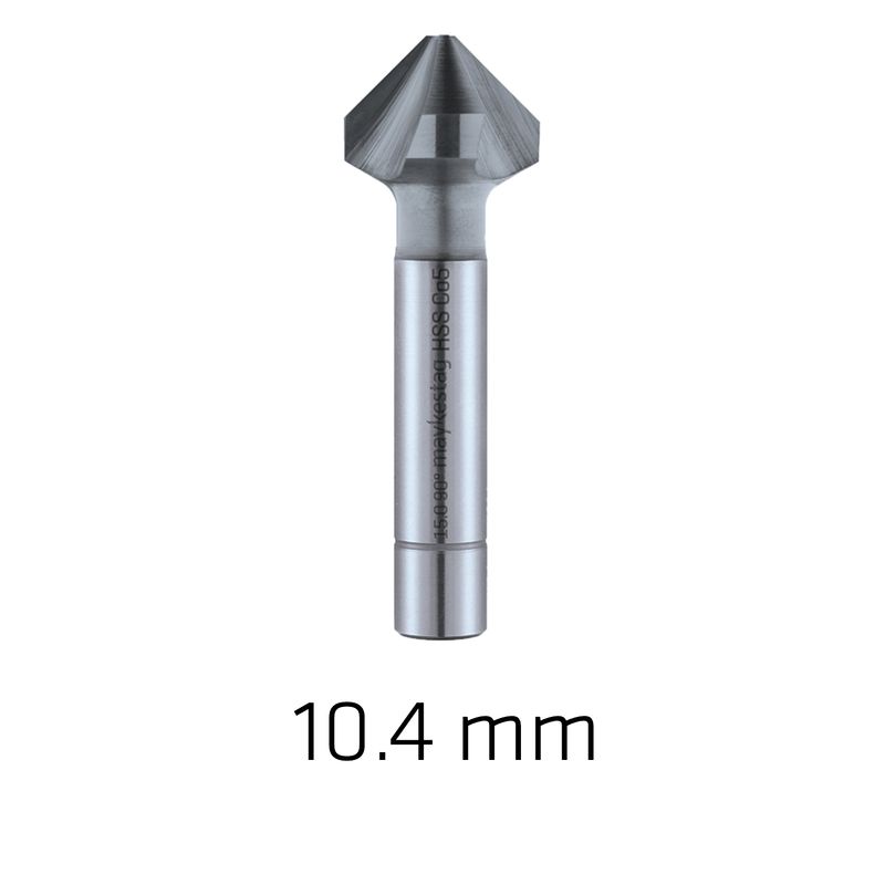 HSS-ECO5 COUNTERSINK 90  10.4 DIN 335 SHAPE C ALUNIT COATED