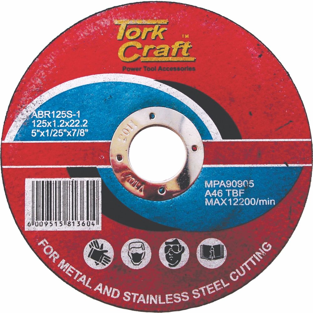 CUTTING DISC STEEL &amp; SS 125 X 1.2 X 22.2MM