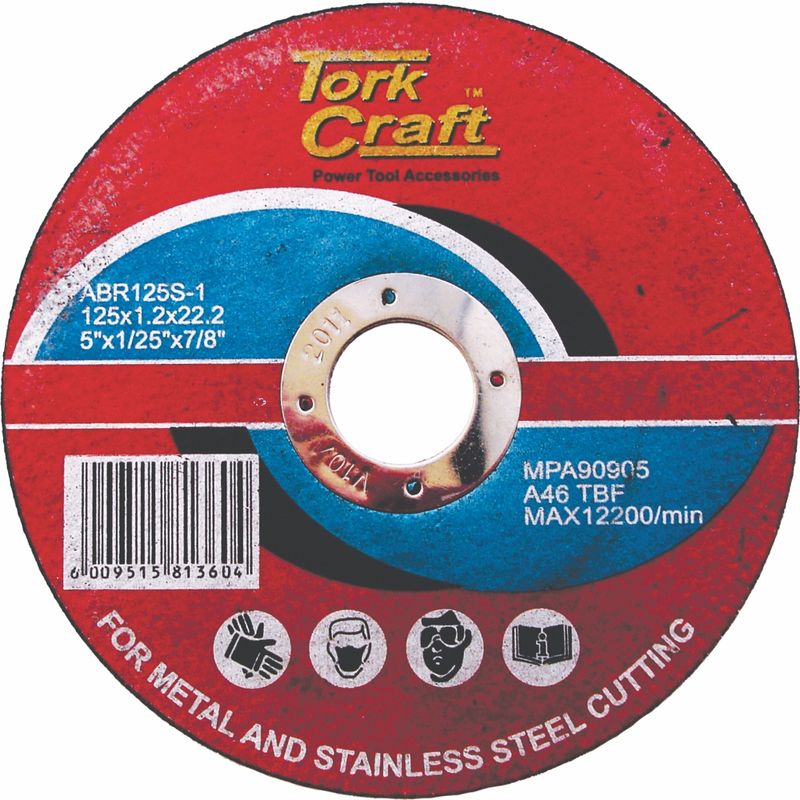 CUTTING DISC STEEL &amp; SS 125 X 1.2 X 22.2MM